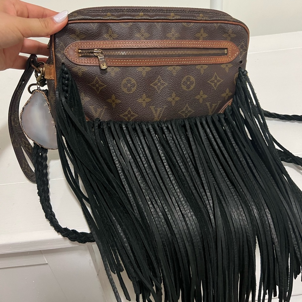Authentic Louis Vuitton repurposed Vintage boho bag
